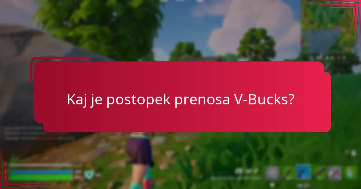 Kako lahko delim V-Bucks z uporabo kod?