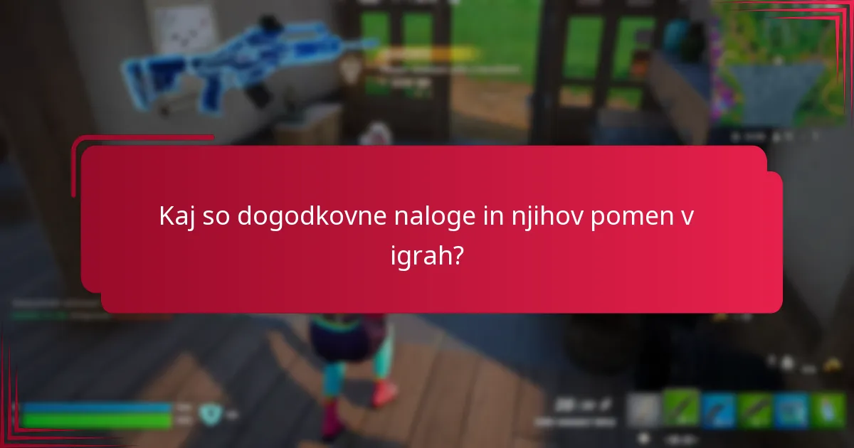 Kako uspešno dokončati dogodkovne naloge?
