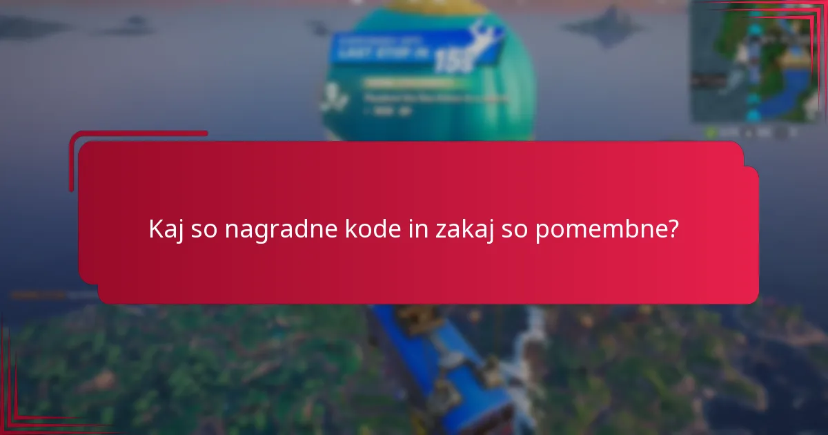 Kako lahko učinkovito sledim nagradnim kodam?