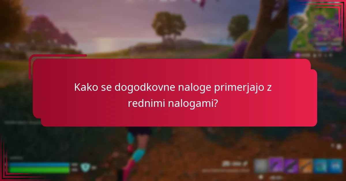 Katere nasvete lahko uporabite za maksimiranje uspeha v dogodkovnih nalogah?
