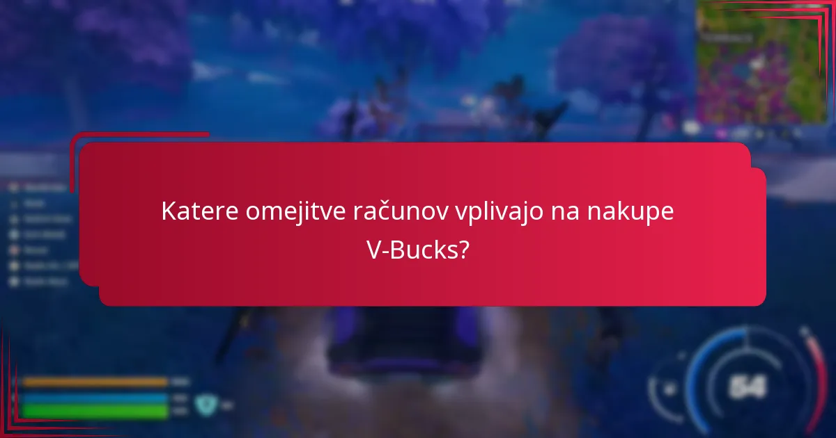 Kako regionalne razlike vplivajo na omejitve nakupa V-Bucks?