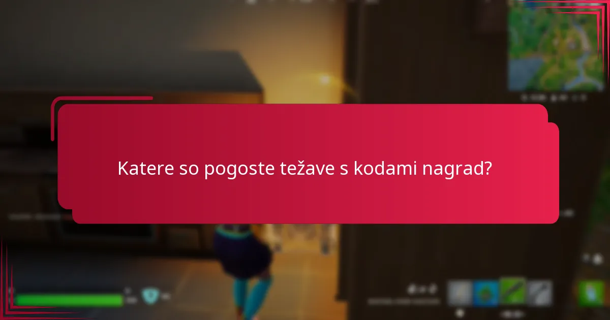 Katere so napredne strategije za odpravljanje težav s kodami nagrad?