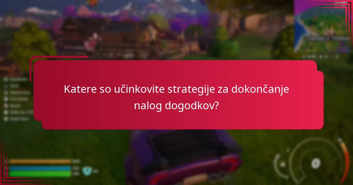 Katera orodja in viri pomagajo pri dokončanju nalog dogodkov?
